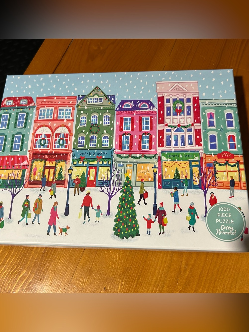 Scenic Winter Wonderland Christmas puzzle - 1000 pieces